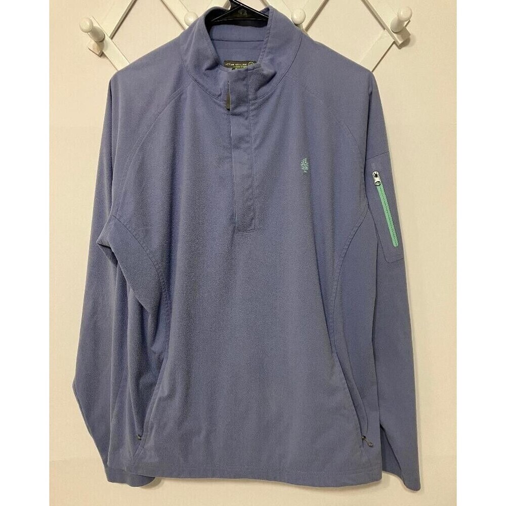 Peter Millar M Lavender Golf Jacket Gorpcore‎ Sporty Coastal Grandma Aesthetic